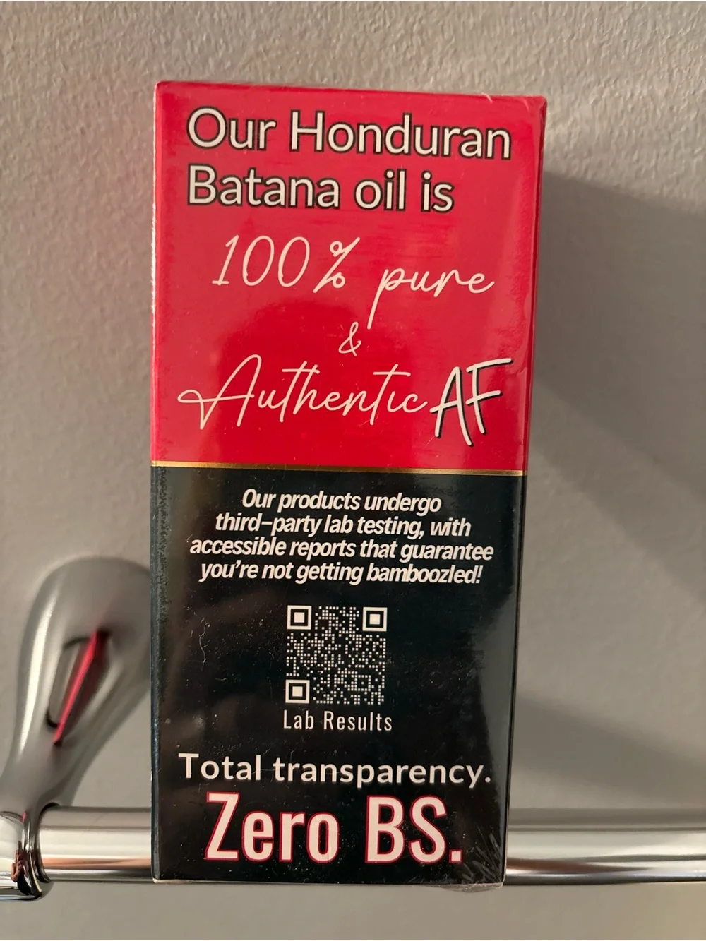 Honduran Batana Oil - 100% Pure (Red & Black Packaging)